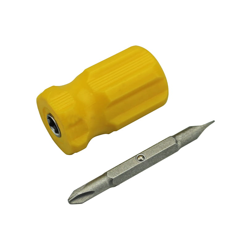2 in 1 6mm-PH2 スタビーハンドル両面 CRV ビットドライバー